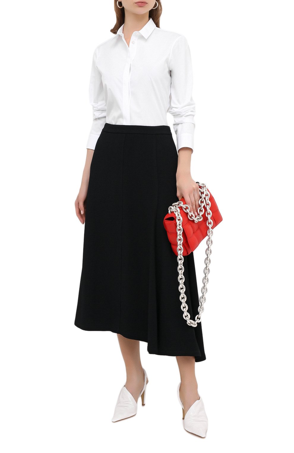 Хлопковая рубашка JIL SANDER, арт. JSXR600005-WR244300, фото 2