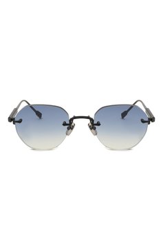 Женские солнцезащитные очки SATO EYEWEAR голубого цвета, арт. TEREBELLUM I/S607 | Фото 4 (Нос: Не проставлено; Региональные ограничения белый список (Axapta Mercury): Не проставлено; Тип очков: С/з; Материал: Металл; Кросс-КТ: С/з-унисекс; Очки форма: Безоправные, Круглые; Оптика Гендер: оптика-женское)