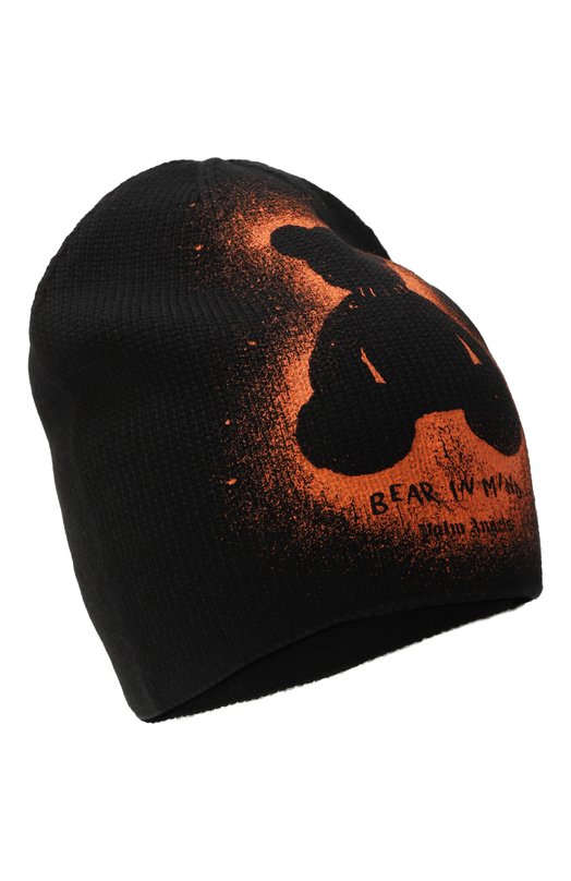 Шапка Palm Angels PMLC036F25KNI002 Чёрный PMLC036F25KNI002