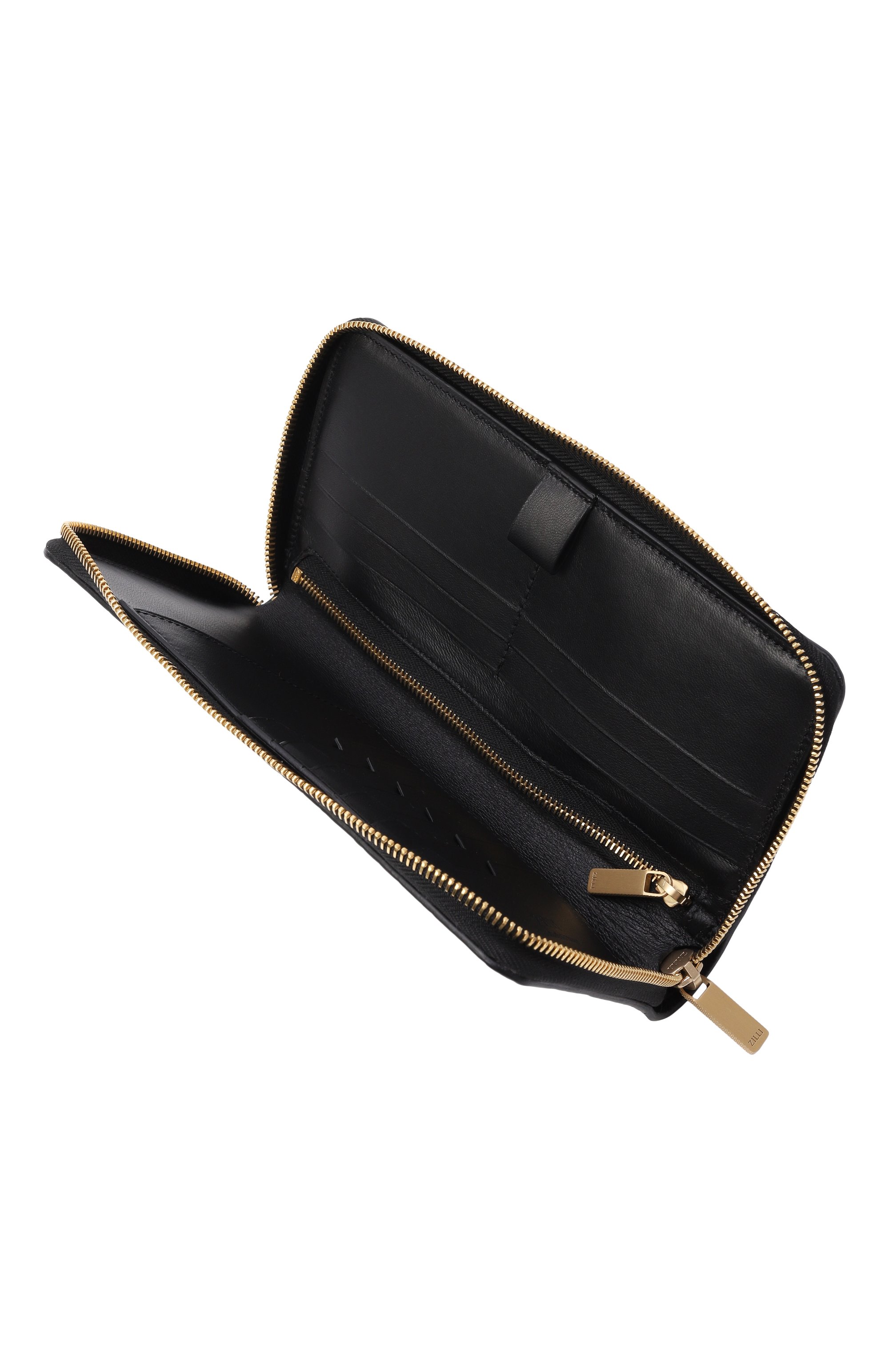 Портмоне из кожи аллигатора ZILLI, арт. LPZI04M1010VTEX30, фото 3