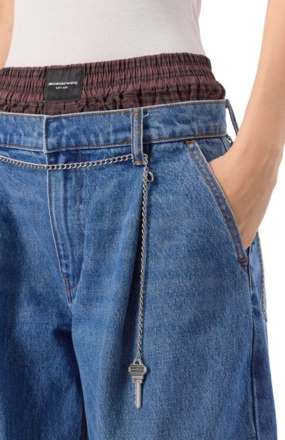 Джинсы ALEXANDER WANG синего цвета по цене 97650 руб., арт. 4DC3254754, фото 5 Джинсы ALEXANDER WANG, арт. 4DC3254754, фото 5
