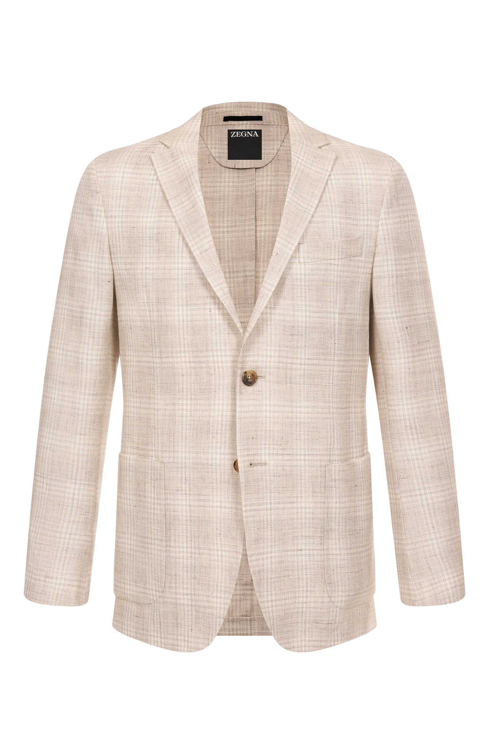 Пиджак изо льна и хлопка ZEGNA, арт. 1D7SG0/976704A9, фото 1