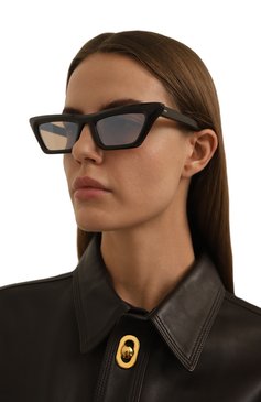 Женские солнцезащитные очки G.O.D. EYEWEAR коричневого цвета, арт. TWENTY TW0 CH0K0LATE W/BR0WN FLASH | Фото 2 (Региональные ограничения белый список (Axapta Mercury): Не проставлено; Нос: Не проставлено; Материал: Пластик; Тип очков: С/з; Оптика Гендер: оптика-женское; Очки форма: Cat-eye, Прямоугольные)