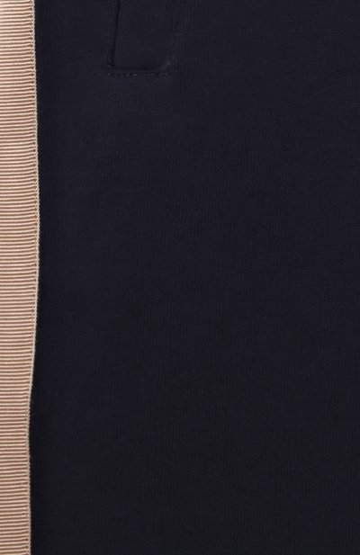 Хлопковые брюки BRUNELLO CUCINELLI синего цвета по цене 46550 руб., арт. BM810E306A, фото 3 Хлопковые брюки BRUNELLO CUCINELLI, арт. BM810E306A, фото 3