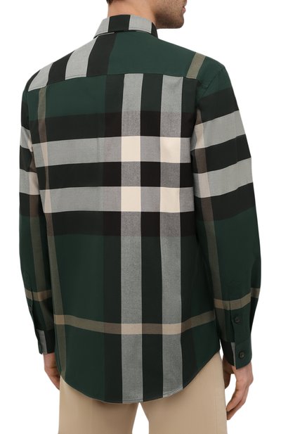 Хлопковая рубашка BURBERRY, арт. 8033818, фото 4