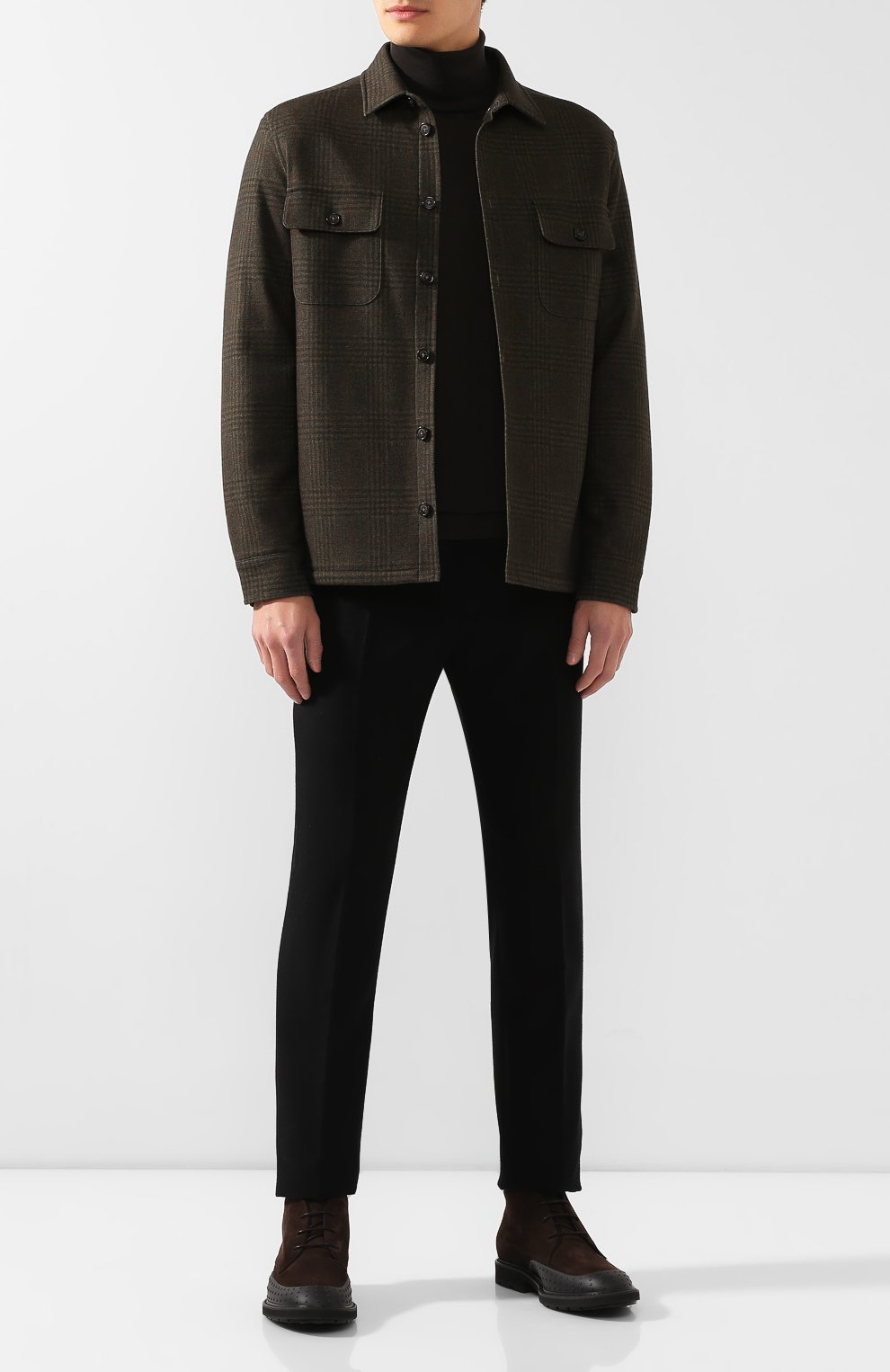 Замшевые ботинки TOD’S темно-коричневого цвета по цене 61600 руб., арт. XXM05C0CD60RE0, фото 2 Замшевые ботинки TOD’S, арт. XXM05C0CD60RE0, фото 2