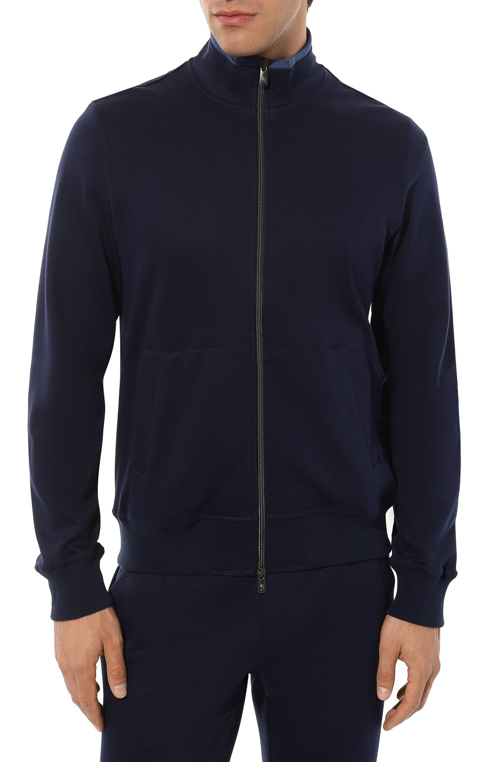 Хлопковая толстовка CAPOBIANCO, арт. MZIP.TS00., фото 3