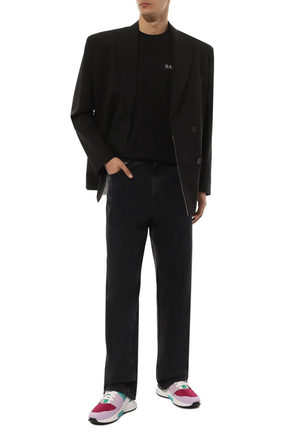 Хлопковая футболка BALMAIN, арт. DH1EF000/GD84, фото 2