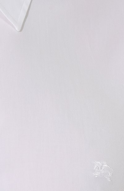 Хлопковая рубашка с воротником кент BURBERRY, арт. 8003071, фото 5