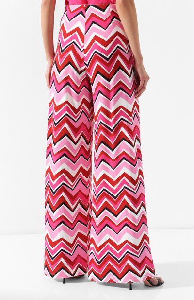 Брюки из вискозы M MISSONI малинового цвета по цене 33250 руб., арт. 2DI00012/2J0006, фото 4 Брюки из вискозы M MISSONI, арт. 2DI00012/2J0006, фото 4