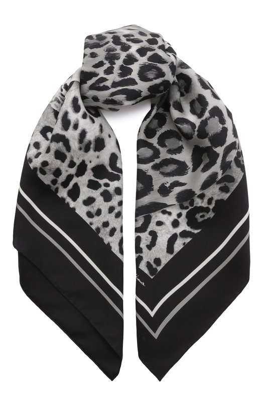 Шелковый платок Dolce & Gabbana FN090R/GDCUV Серый FN090R/GDCUV