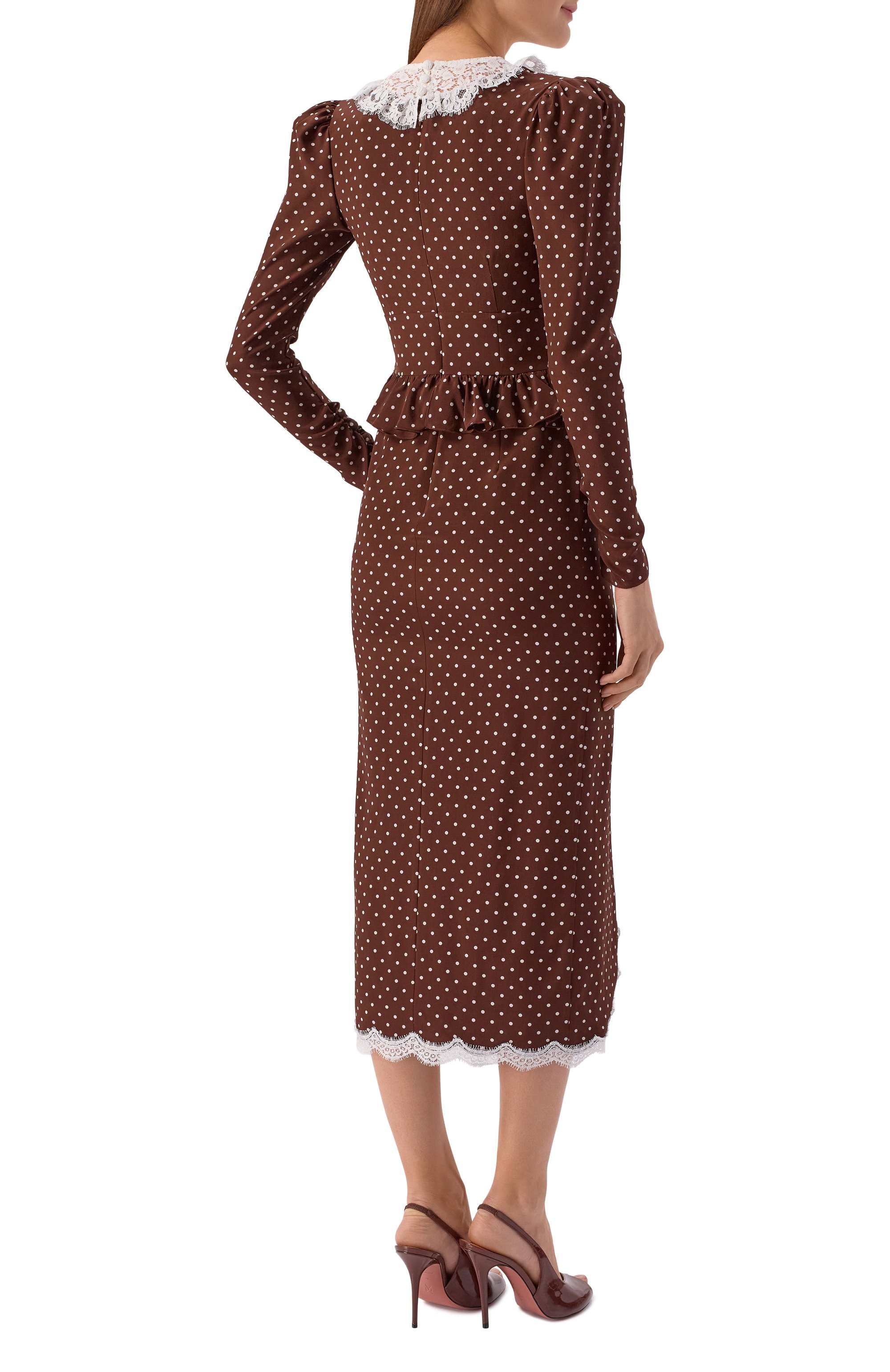 Шелковое платье ALESSANDRA RICH, арт. FABX4281/F4686, фото 3