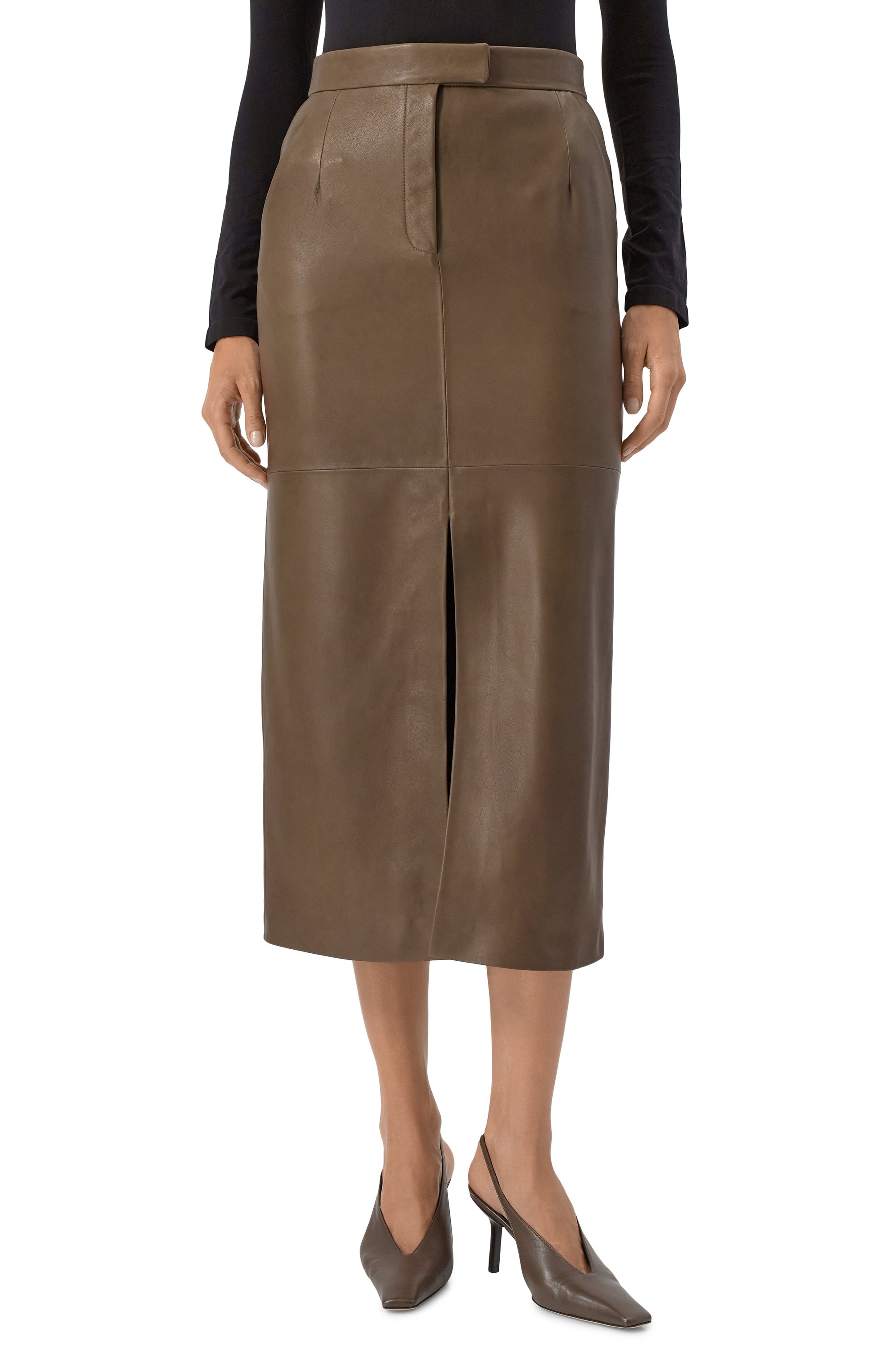 Кожаная юбка MVST, арт. 23177/36-44, фото 3