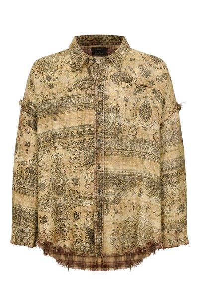 Мужская хлопковая рубашка R13, арт. R13WR075-R793B