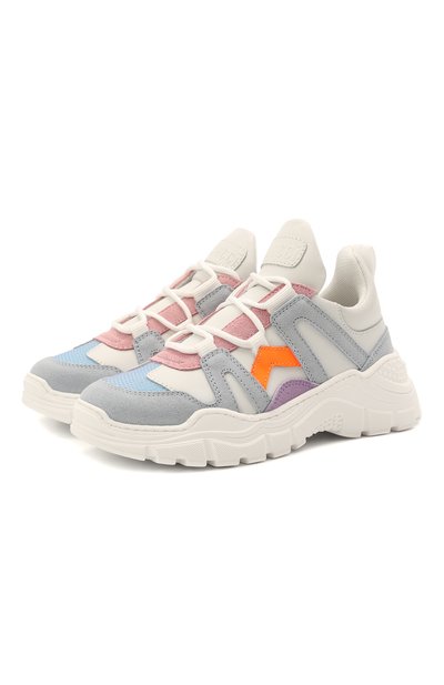 Кожаные кроссовки GALLUCCI, арт. J20168MM/SC T T G0M VEL/TTE/KY0, фото 1