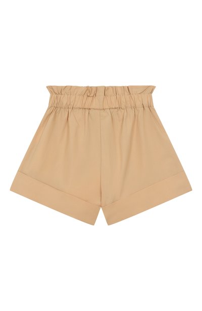 Хлопковые шорты MOSCHINO бежевого цвета по цене 14450 руб., арт. HAQ018/LLA12/4-8, фото 2 Хлопковые шорты MOSCHINO, арт. HAQ018/LLA12/4-8, фото 2