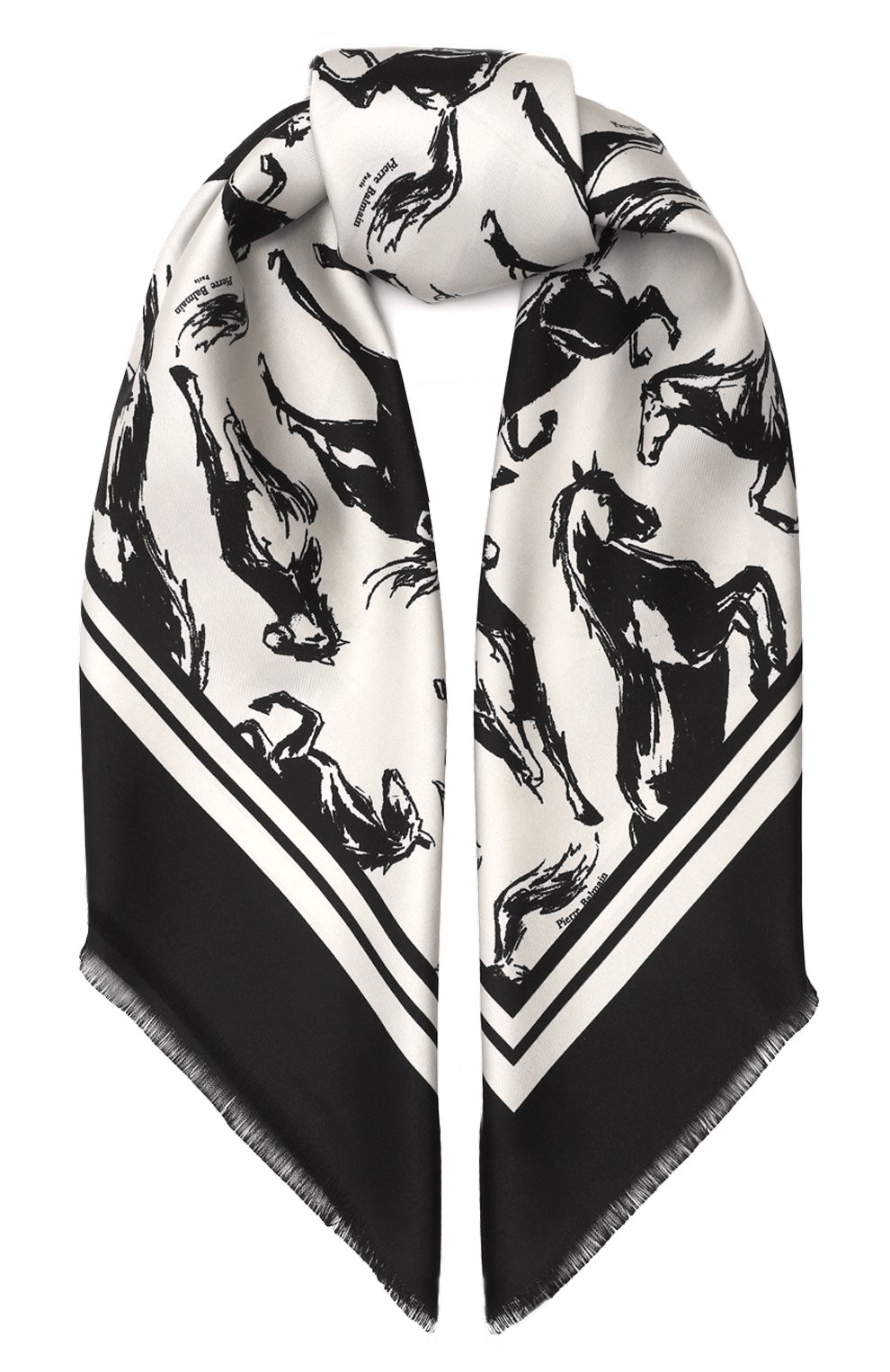 Шелковый платок BALMAIN, арт. CF1XF085/SD48, фото 1