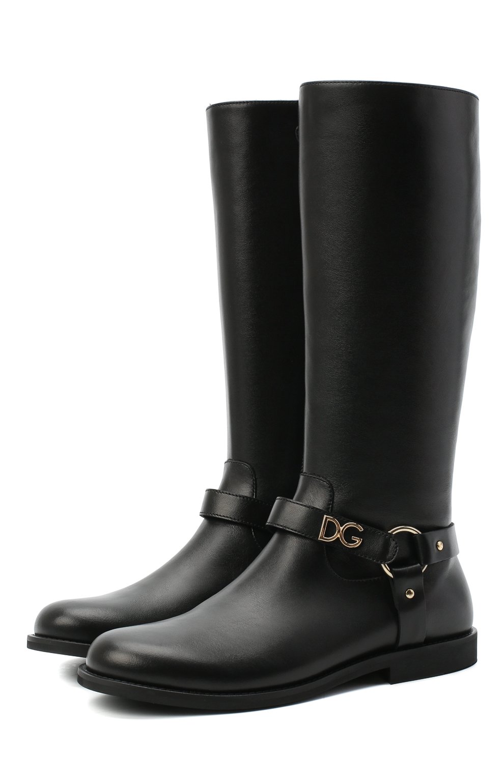 Кожаные сапоги DOLCE & GABBANA, арт. D10986/AW998/37-39, фото 1