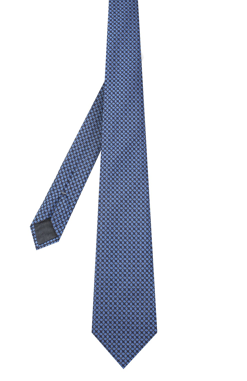 Шелковый галстук ZEGNA темно-синего цвета по цене 19650 руб., арт. Z9W03/1UM, фото 2 Шелковый галстук ZEGNA, арт. Z9W03/1UM, фото 2