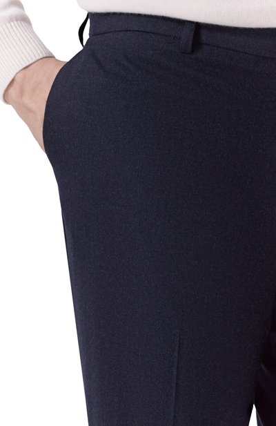 Кашемировые брюки MARCO PESCAROLO темно-синего цвета по цене 163500 руб., арт. EV0/5244, фото 5 Кашемировые брюки MARCO PESCAROLO, арт. EV0/5244, фото 5