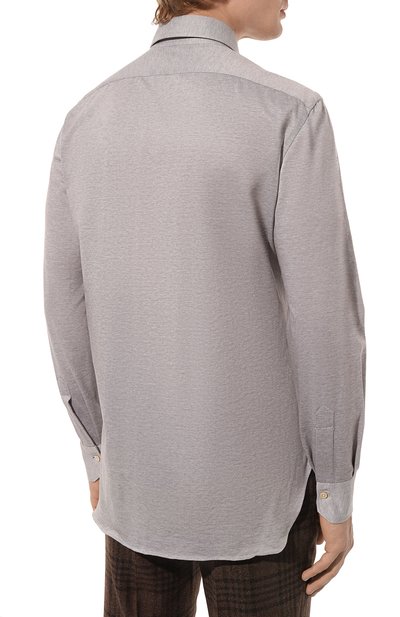 Хлопковая рубашка KITON, арт. UCIH06923, фото 4