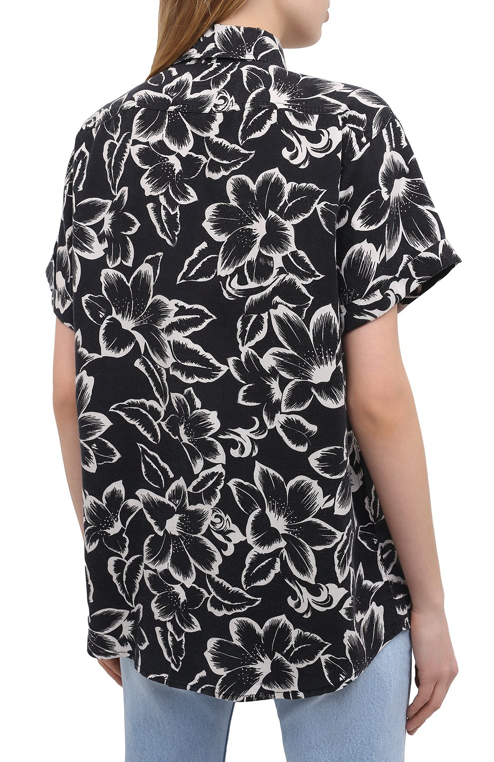 Рубашка из лиоцелла SAINT LAURENT, арт. 648017/Y01CC, фото 4
