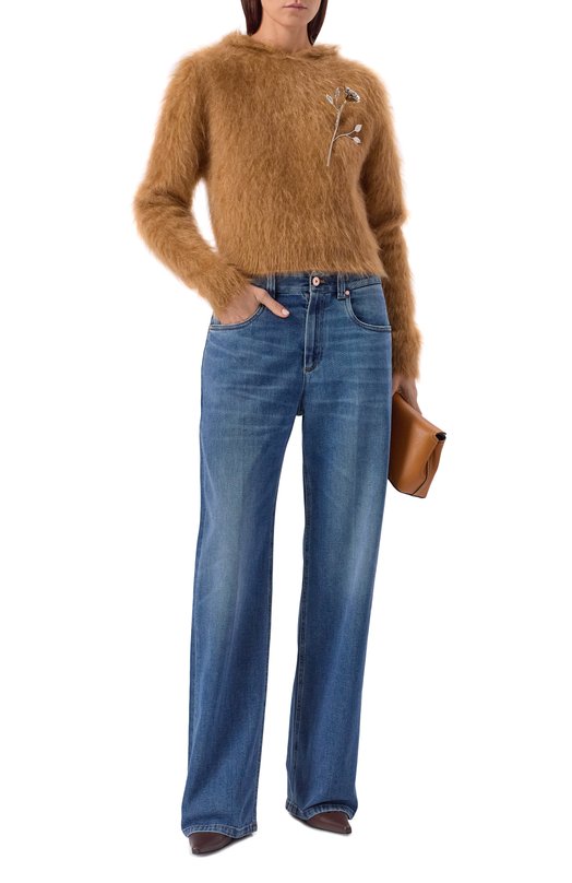 Шерстяное худи Giuseppe di Morabito 05FW2KNT376X 05444_SET Бежевый  05FW2KNT376X 05444_SET Фото 2