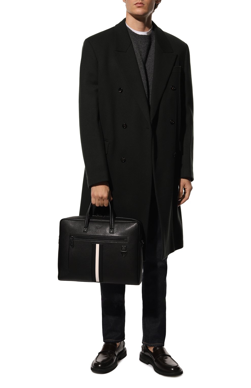 Кожаная сумка для ноутбука BALLY, арт. MAB00D/VT116, фото 7