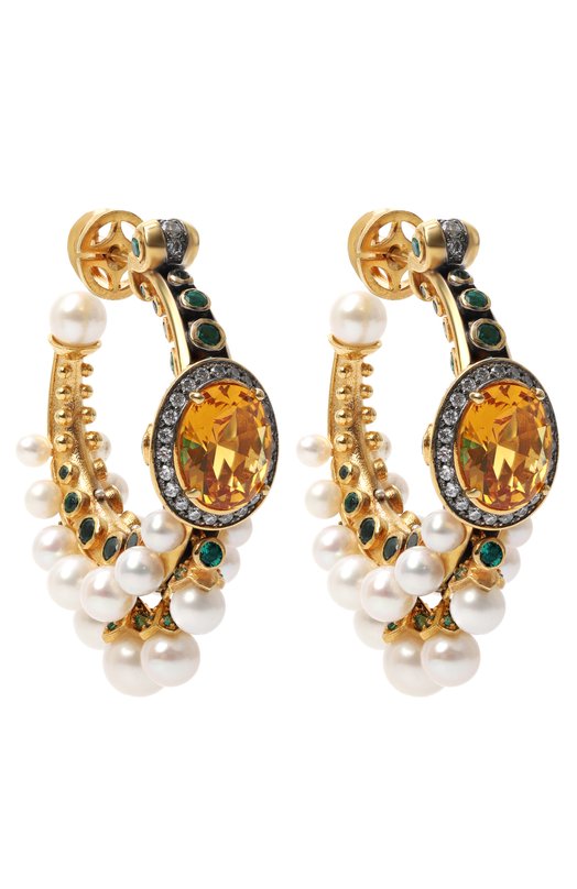 Серьги Seascape Treasure Queensbee 202307 Разноцветный  202307 Фото 2