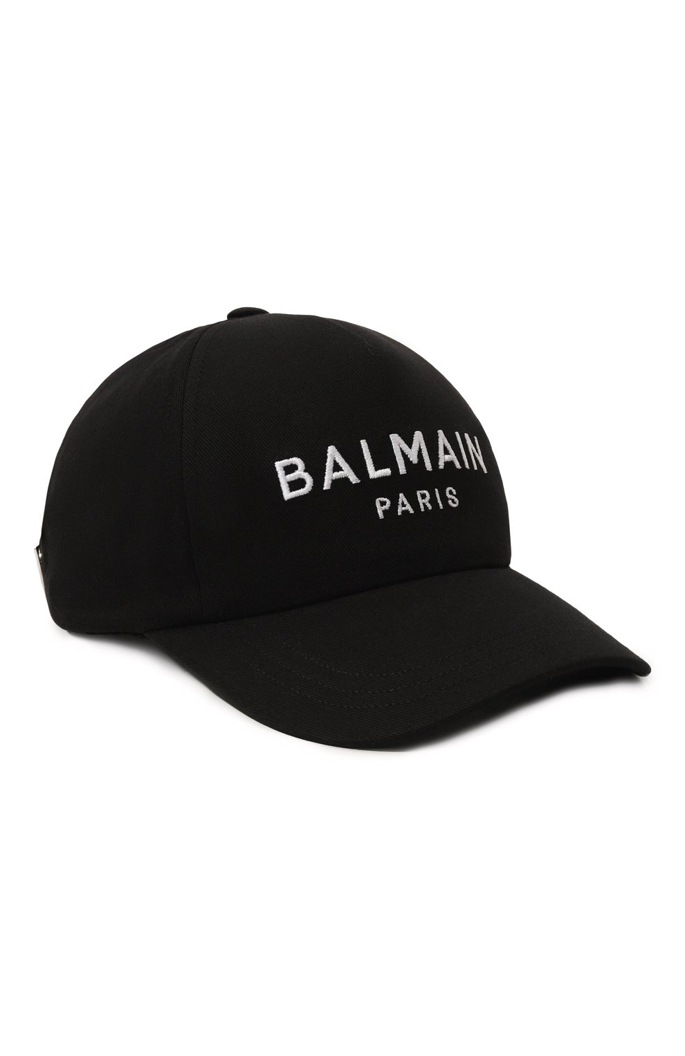 Хлопковая бейсболка BALMAIN черного цвета по цене 35150 руб., арт. DH1XA015/CB24, фото 1 Хлопковая бейсболка BALMAIN, арт. DH1XA015/CB24, фото 1