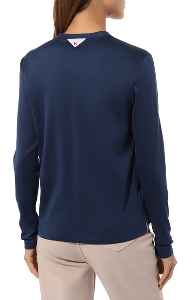 Хлопковый лонгслив KITON, арт. D58438H080511717, фото 4