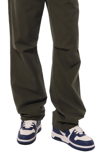 Кожаные кеды out of office OFF-WHITE, арт. OMIA189F22LEA0010142, фото 3