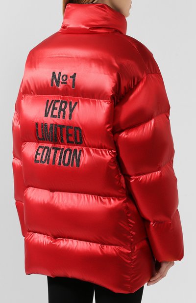 Пуховик SEVEN LAB красного цвета по цене 35280 руб., арт. DJF20-№1VLE red/black, фото 4 Пуховик SEVEN LAB, арт. DJF20-№1VLE red/black, фото 4