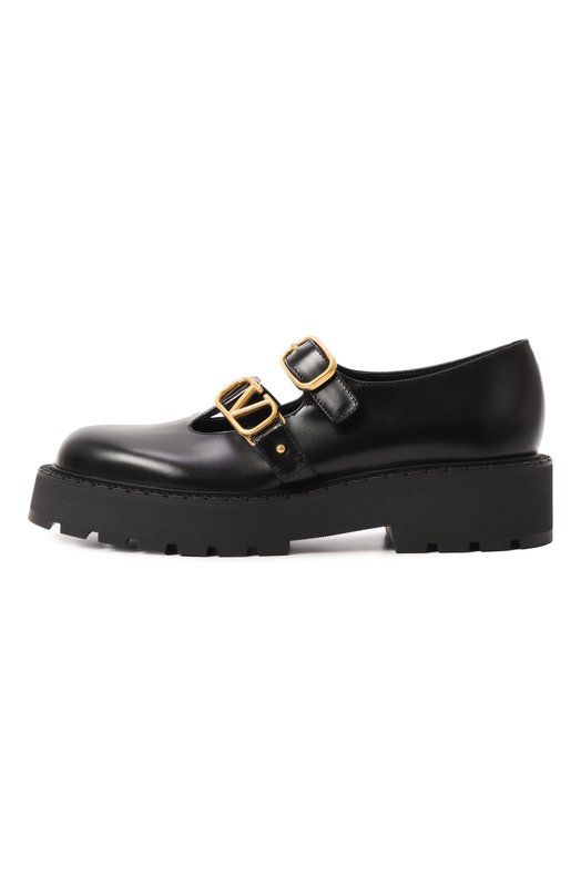 Кожаные туфли VLogo Valentino 5W0S0KU0/BEK Чёрный  5W0S0KU0/BEK Фото 4