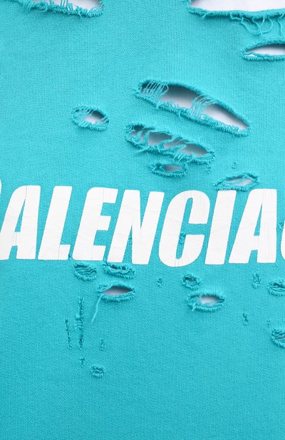 Хлопковое худи BALENCIAGA, арт. 659403/TKVB6, фото 5
