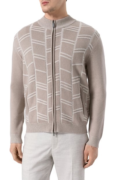 Кардиган из кашемира и шерсти ZILLI, арт. KZMC01M0280VTIL00, фото 3