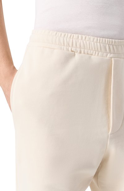 Хлопковые брюки BARROW кремового цвета по цене 23650 руб., арт. S5BWMAFP025, фото 5 Хлопковые брюки BARROW, арт. S5BWMAFP025, фото 5