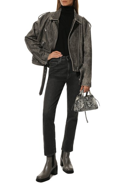 Кожаные ботильоны elijah BY FAR, арт. 22PFELJCEMNAP, фото 2