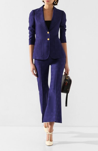 Жакет из смеси шерсти и шелка GUCCI, арт. 610278/ZADSU, фото 2