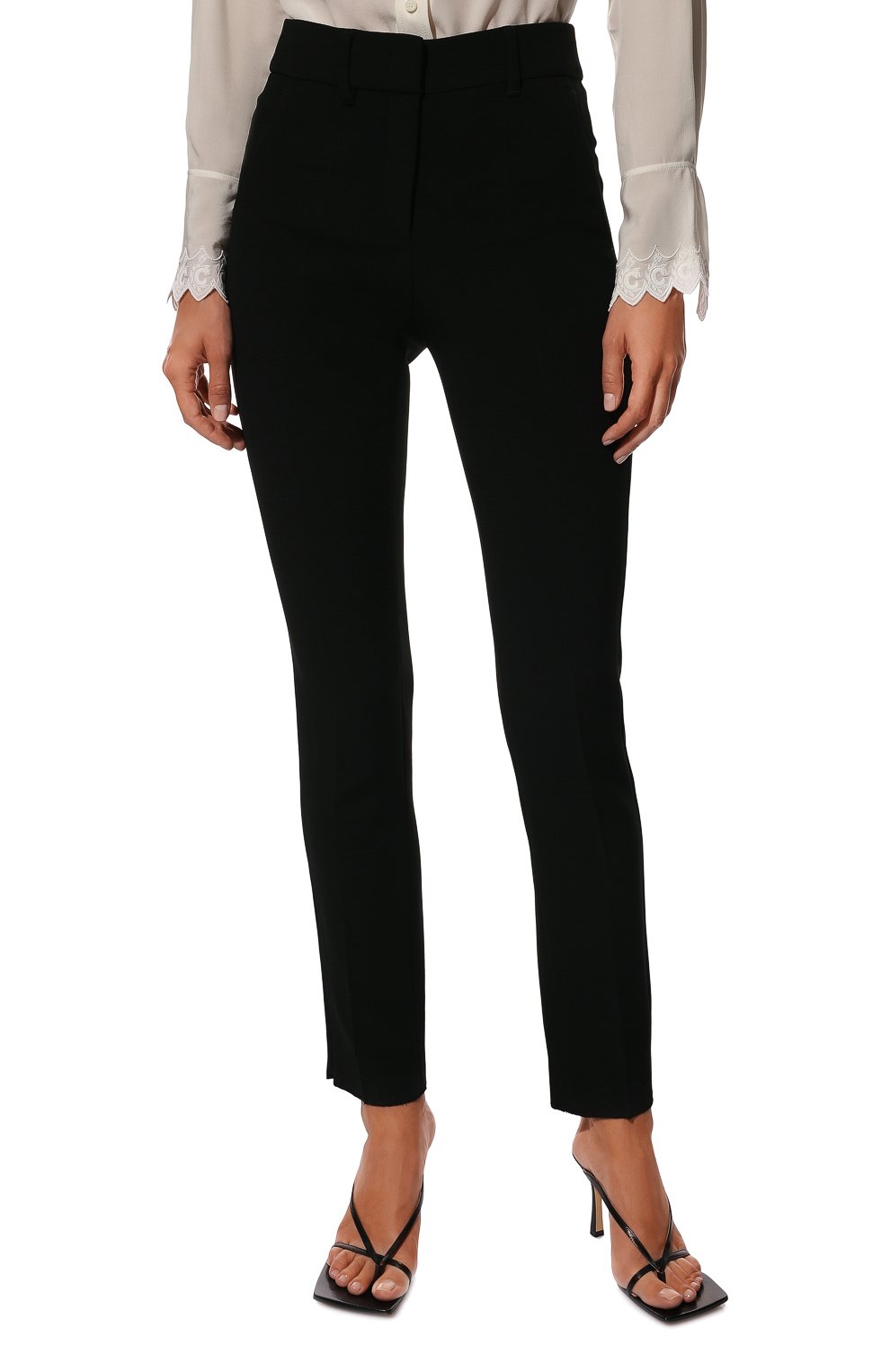Брюки EMPORIO ARMANI черного цвета по цене 33150 руб., арт. 0NP08T/02013, фото 3 Брюки EMPORIO ARMANI, арт. 0NP08T/02013, фото 3