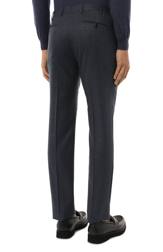Шерстяные брюки Corneliani 945B01-9418111 Синий  945B01-9418111 Фото 4
