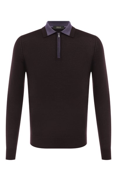 Мужская поло из кашемира и шелка ZILLI, арт. KZP001M0330VBJS00