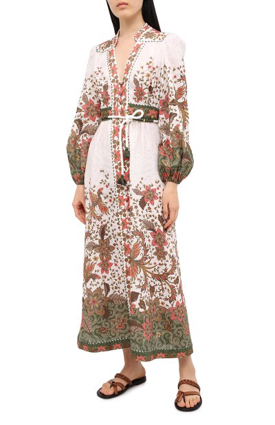 Льняное платье ZIMMERMANN, арт. 7845DEMP, фото 3