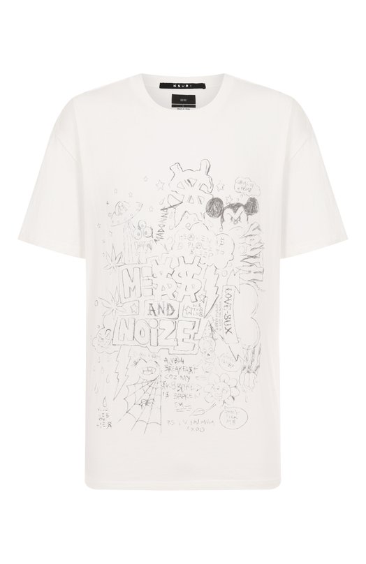 Хлопковая футболка Ksubi MSP25TE017 Белый MSP25TE017