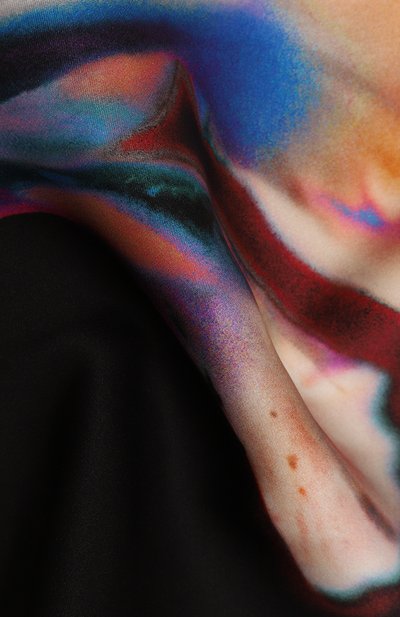 Шелковый шарф ALEXANDER MCQUEEN, арт. 757618/3011Q, фото 4