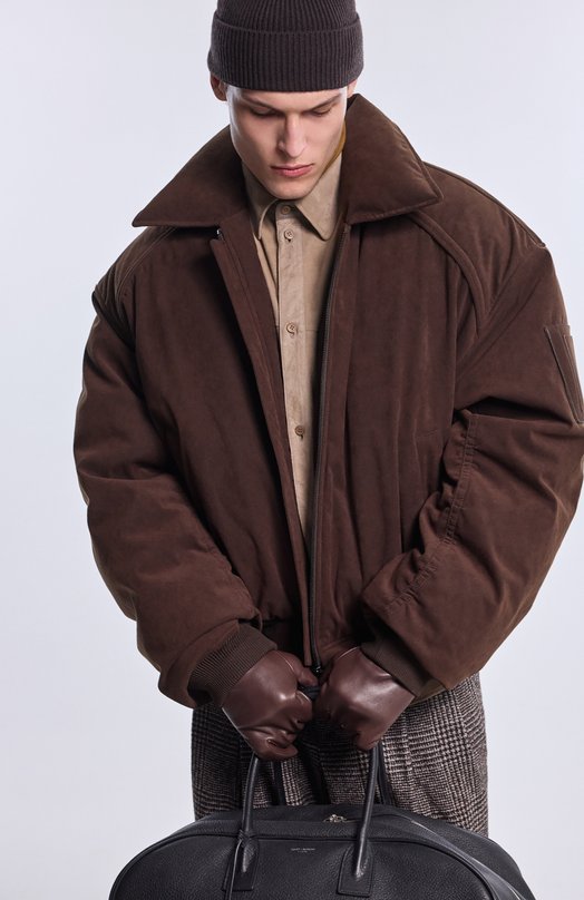 Кашемировая шапка Giorgio Armani 747303/1A505 Коричневый  747303/1A505 Фото 4