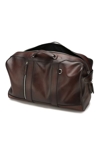 Кожаная дорожная сумка BERLUTI коричневого цвета по цене 332000 руб., арт. M183327, фото 4 Кожаная дорожная сумка BERLUTI, арт. M183327, фото 4