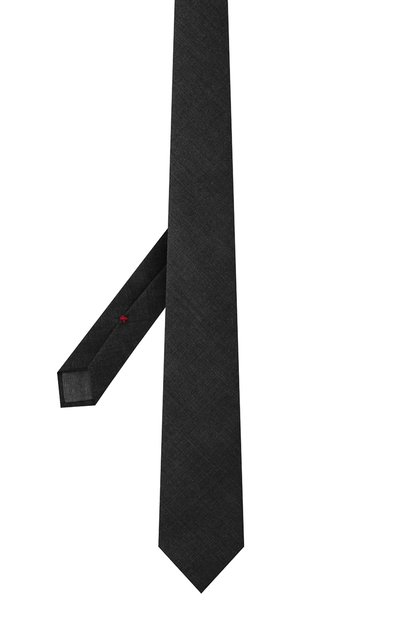 Шерстяной галстук BRUNELLO CUCINELLI темно-серого цвета по цене 25100 руб., арт. M032P0018, фото 3 Шерстяной галстук BRUNELLO CUCINELLI, арт. M032P0018, фото 3