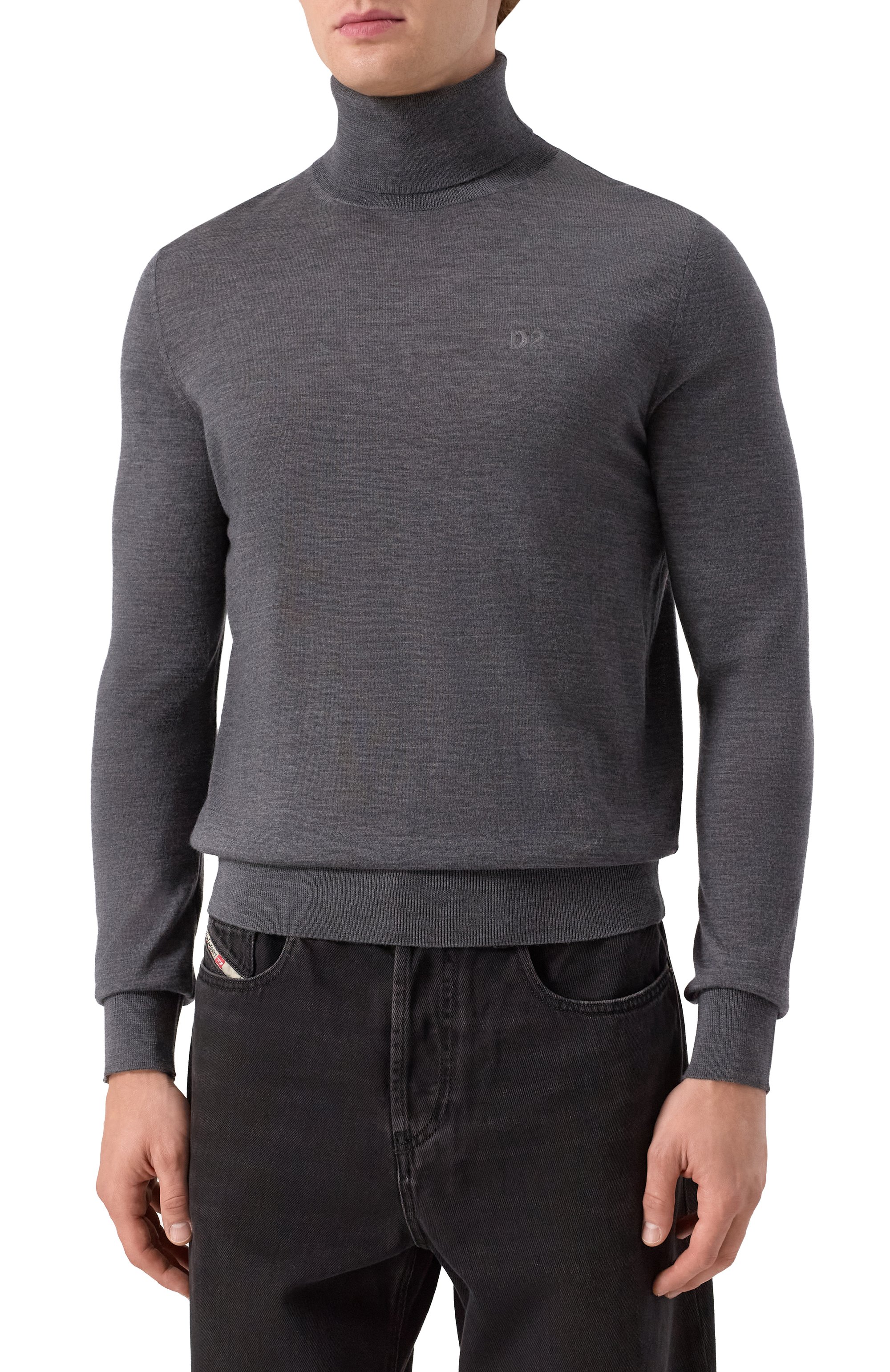 Шерстяная водолазка DSQUARED2, арт. S74HA1440/S18310, фото 3