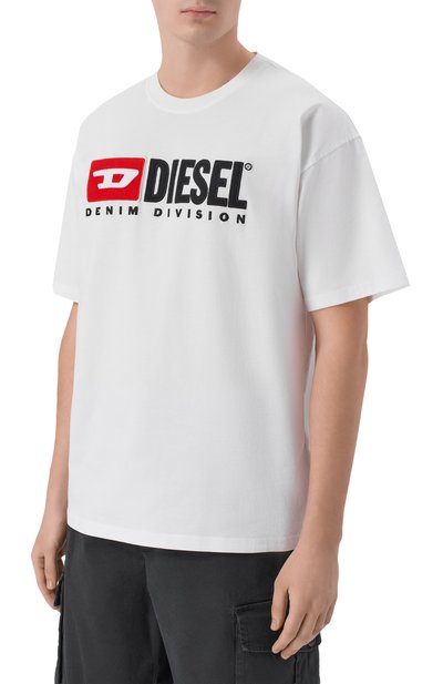 Хлопковая футболка DIESEL, арт. A14943/0GRAI, фото 3